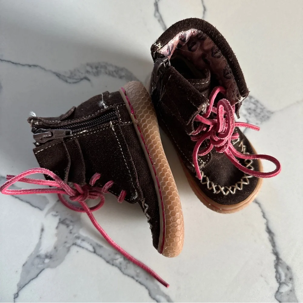 Livie & Luca Hopper Lace Up-Side Zip Boot